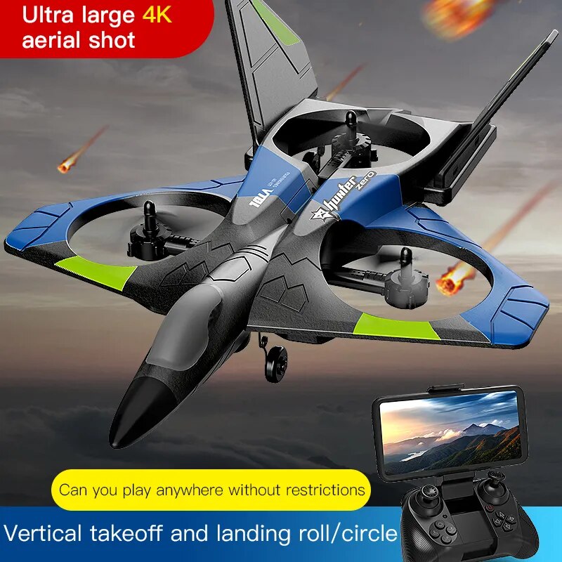 Rc Plane Hobby Zone - เครื่องบินโฟมร่อน V27เครื่องบินบังคับวิทยุ2.4G เครื่องบินรบงานอดิเรกเครื่องบิน EPP RC พร้อมกล้องเฮลิคอปเตอร์ของเล่นเด็ก