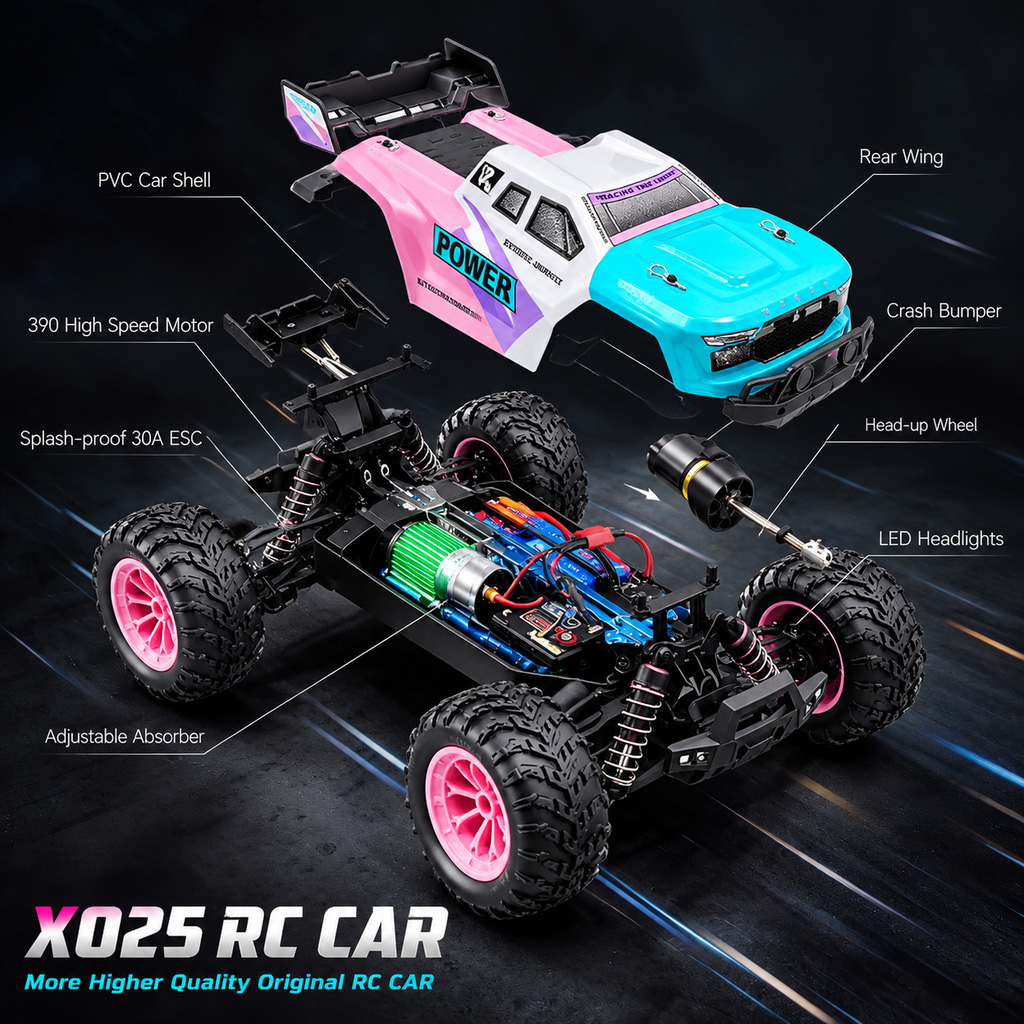 รถกระบะบังคับวิทยุ X025 ขนาด 1 - Rc Hobby Grade Truck บทวิจารณ์และราคา