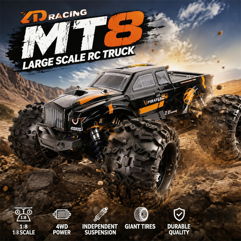 รถบรรทุกมอนสเตอร์ ZD Racing MT - Rc Hobby Grade Monster Truck บทวิจารณ์และราคา