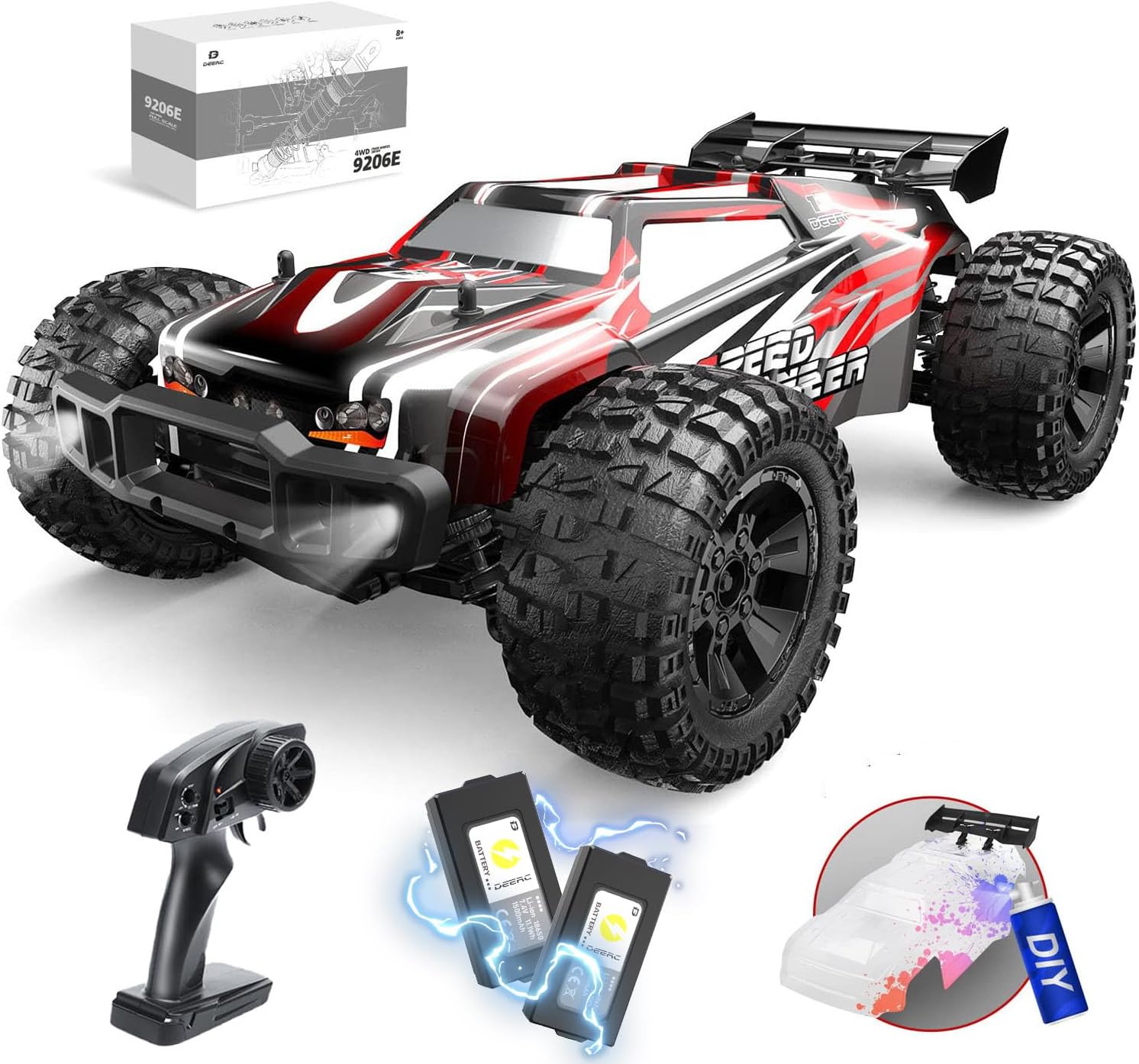 รถบังคับวิทยุขนาดใหญ่ สเกล 1:1 - Rc Hobby Grade Monster Truck บทวิจารณ์และราคา