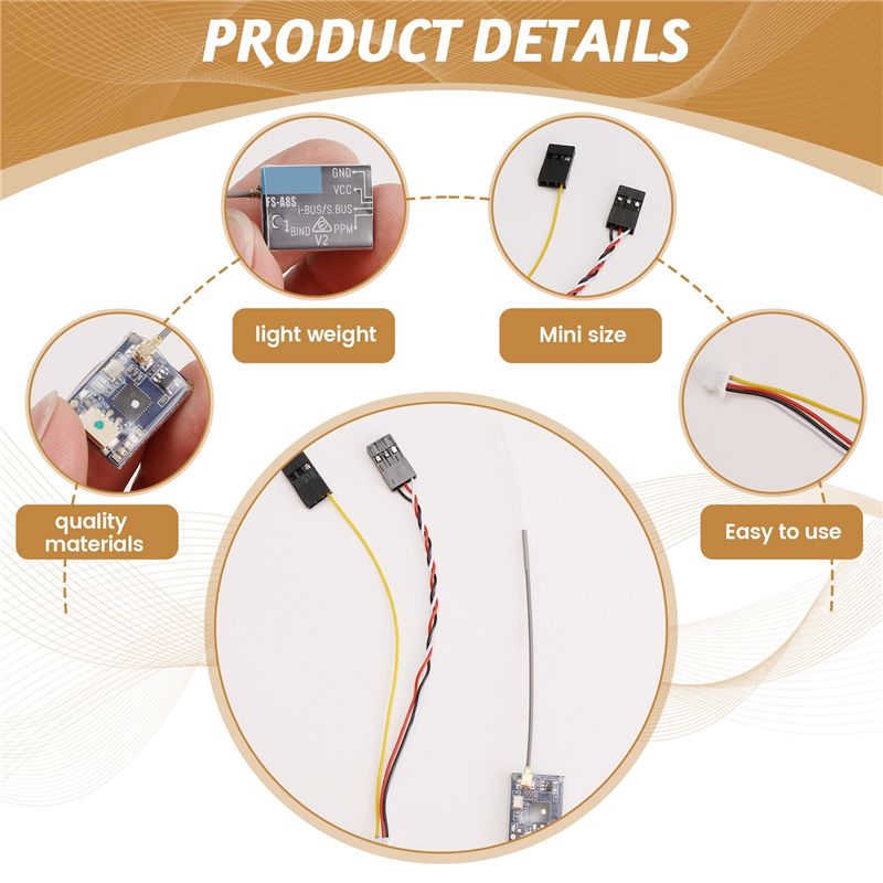 B78B-สำหรับ FS-A8S 2.4G 8CH มิ - Receiver Sbus 8Ch บทวิจารณ์และราคา